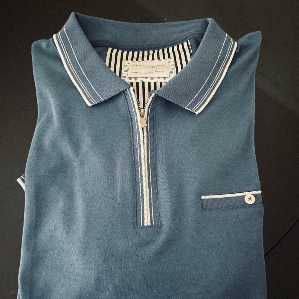 Men's Blue Polo